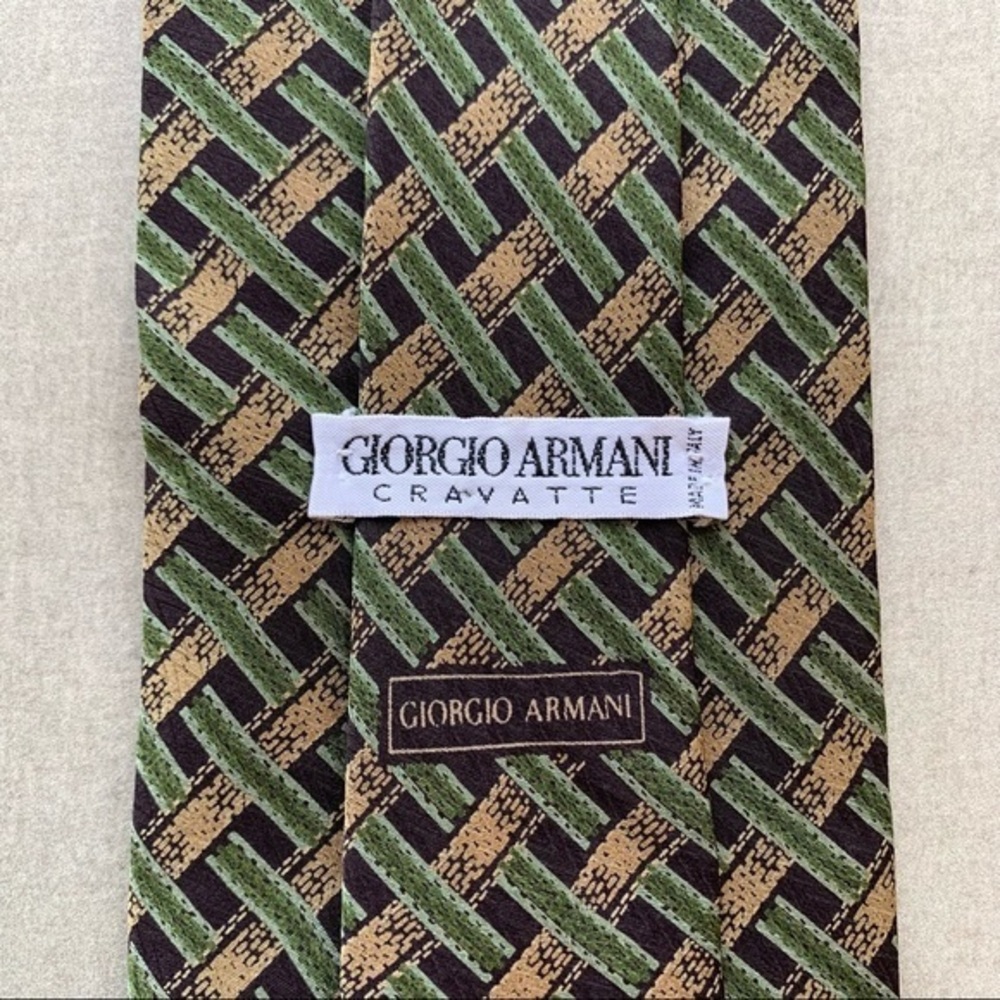 Giorgio Armani Classic “Woven” Silk Tie